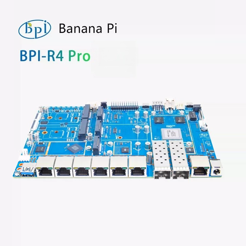 Bananapi Bpi R4 Wifi 7 - Плата для разработки маршрутизаторов Banana Pi