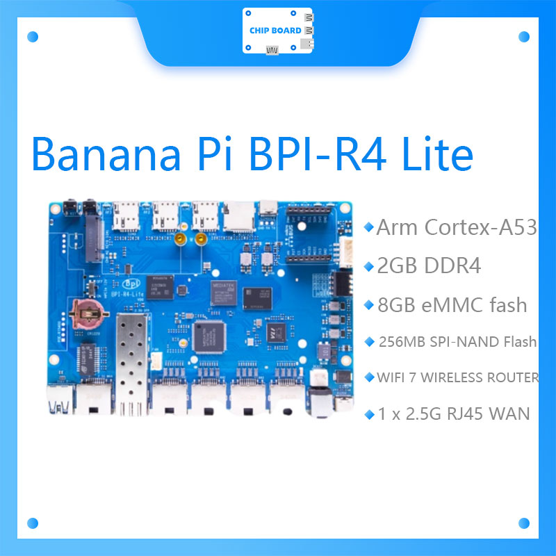 Bananapi Bpi R4 Wifi 7 - Banana Pi BPI-R4 Lite оснащен процессором