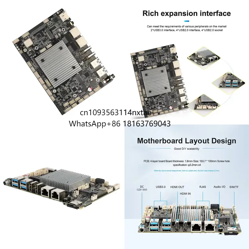 2026 Горячий год! Материнская  – обзор и цена Rk3588 Mini Pc Board