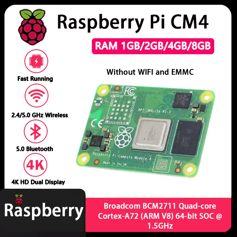 Raspberry Pi CM4 1GB/2GB/4GB/8 – обзор и цена Compute Module 4 32Gb Wifi