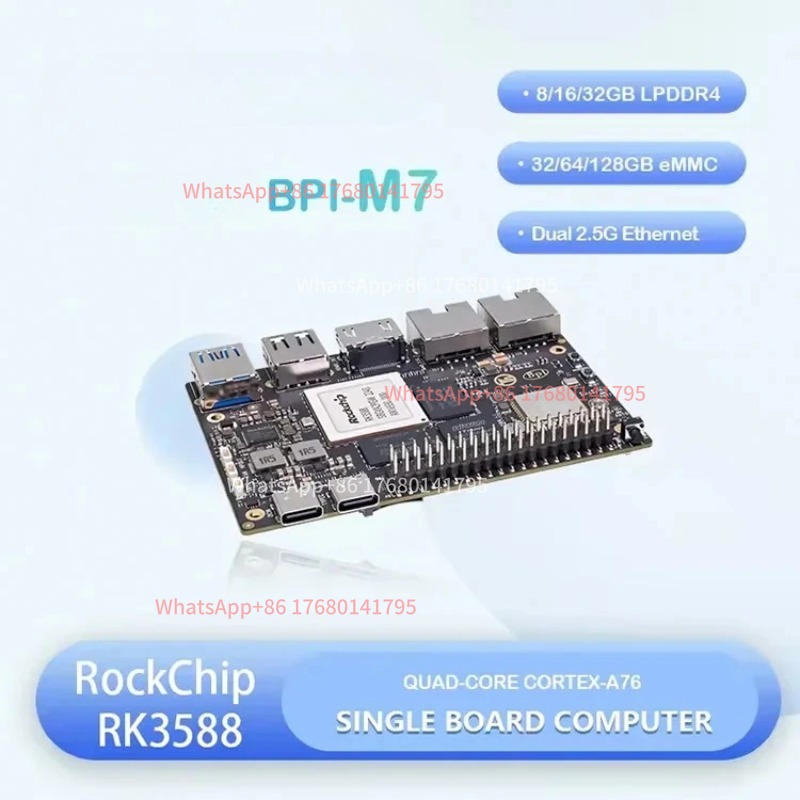 Одноплатный компьютер RK3588 S – обзор и цена Banana Pi Bpi M7 Rk3588