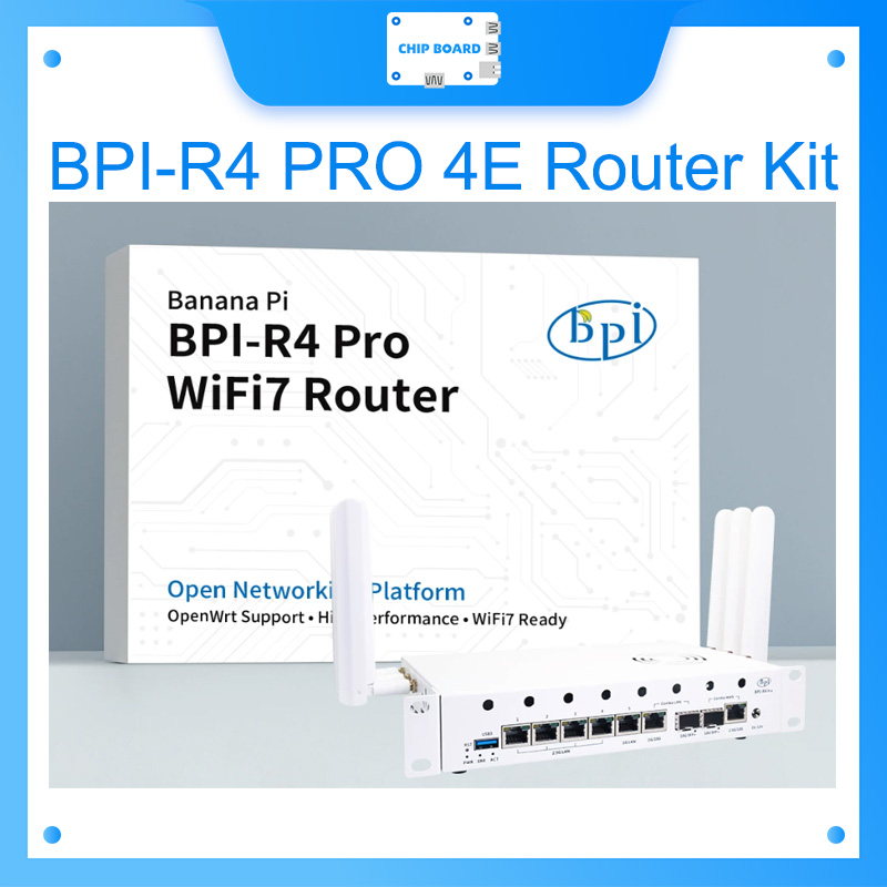 Комплект маршрутизатора Banana – обзор и цена Bananapi Bpi R4 Wifi 7