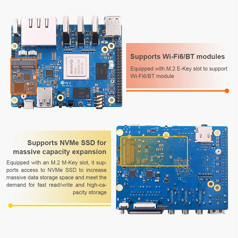 Orange Pi 5 Plus 4 8 16 ГБ ОЗУ – обзор и цена Rk3588 Mini Pc Board