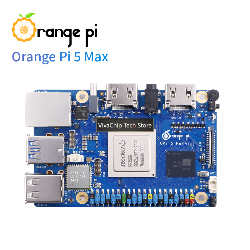 Компьютер на одной плате VivaC – обзор и цена Orange Pi 5 Max Rk3588